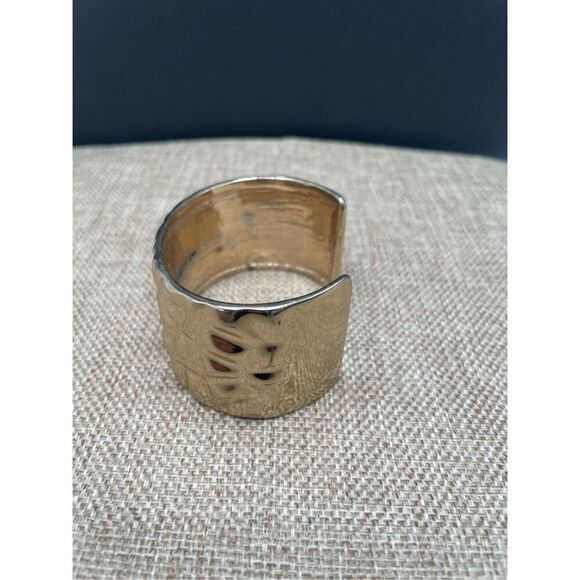 BCBG Generation Gold Tone Cuff Bracelet - Picture 5 of 9